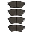 thumbnail image 1 of KarParts360 For Mitsubishi Outlander 2017 2018 2019 2020 Brake Pads | Mechanical Pad Wear Sensor Type | 41.9mm/1.65in Inner Height | 103.5mm/4.07in Inner Width | 41.9mm/1.65in Outer Pad Height, 1 of 4