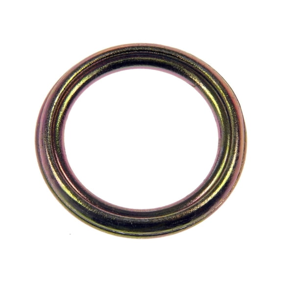 KarParts360 For Mitsubishi Outlander Sport 2018-2024 Engine Oil Drain Plug Gaskets | 10 Pieces | Steel Material | Yellow | 0.75 Inches Outside Diameter | Replacement For 1345-10-406A, 2151321000