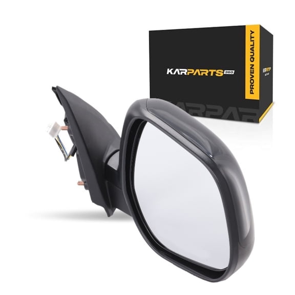KarParts360 For Mitsubishi Outlander Sport/RVR 2011-2024 Door Mirror Passenger Side | Heated | Paintable | Manual Folding | Power Adjust | Excluded Auto-Dimming | For MI1321139 | 7632B434-PFM