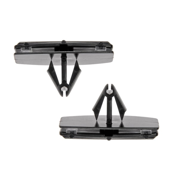 KarParts360 Molding Retainers | Plastic Material | Black Color | Molding Clip Fastener Type | 1.5 Inches Fastener Head Diameter | 0.313 Inches Fastener Hole Size | Replacement For 68039280AA