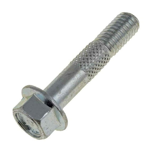 KarParts360 Multi-Purpose Bolt | 10 Pieces | Carbon Steel Material | Zinc Finish | Silver Color | Flange Type | 1-7/8 Inches Thread Length | Heat Hardened