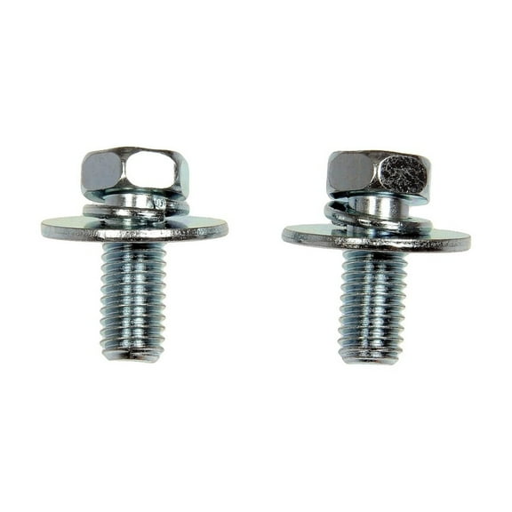 KarParts360 Multi-Purpose Bolt | Steel Material | Bright Zinc Finish | Silver | Bolt Fastener | Hex Head Drive | Coarse Thread | 2 pieces | Replacement For 90080-11547