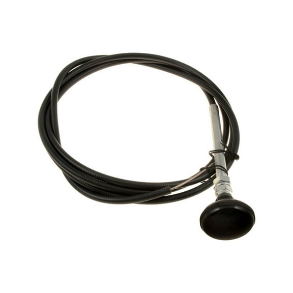 KarParts360 Multi-Purpose Control Cable | Black | Metal Cable | Plastic Knob Material | Push-pull Mounting Type