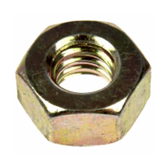 KarParts360 Multi-Purpose Nut | 25 Pieces | Brass Material | Natural Finish | Flat Seat | Hex Type | Coarse Thread