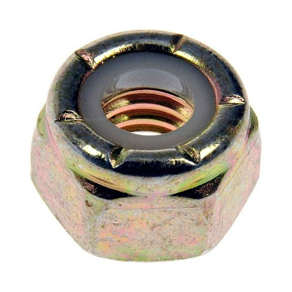 KarParts360 Multi-Purpose Nut | Zinc Clear | Coarse Thread Type | 5/16-18 Inches Callout Size | 5/16-18 Thread Size