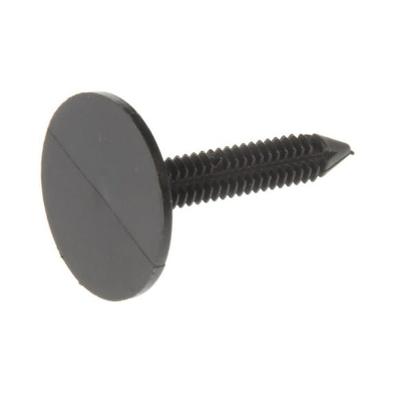 KarParts360 Multi-Purpose Retainer | Nylon Material | Black | 0.3 Inches Fastener Hole Size | 15 pieces | Replacement For W701855S300