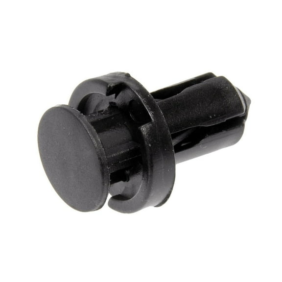 KarParts360 Multi-Purpose Retainer | Nylon Material | Black | 18 Millimeters Head Diameter | 0.39 Inches Fastener Hole Size | 10 pieces | Replacement For 1553-09241, 57728AC090