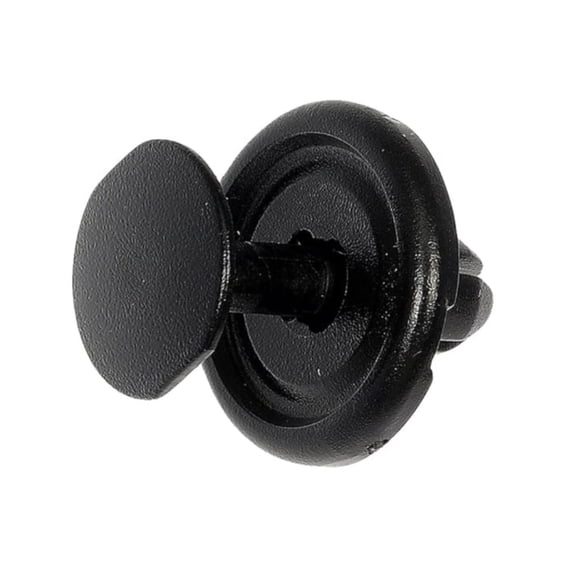 KarParts360 Multi-Purpose Retainer | Plastic Material | Natural Finish | Black | Push In | 3.93 Millimeters Center Groove Diameter | 7 Millimeters Callout Size | 10 pieces | 90467-07214, 90467A0037