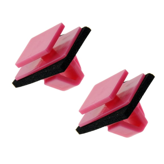 KarParts360 Multi-Purpose Retainers | Nylon Material | Red Color | Mechanical Attachment Method | 0.5 Inches Depth | 11.93 Millimeters Head Diameter | 11.93 Millimeters Outside Diameter | 87756-3E500