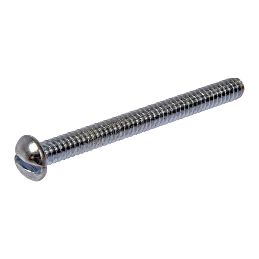 KarParts360 Multi-Purpose Screws | Steel | Zinc-Plated Finish | Natural Color | Pan Head Screw Type | Slotted Drive Style | Stainless Steel Fastener Plating | Machine Screw Name