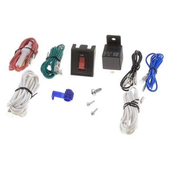 KarParts360 Multi Purpose Switches | Plastic | Black | 30 Amperage | Single Pole | Red Switch | Excluded Illuminated