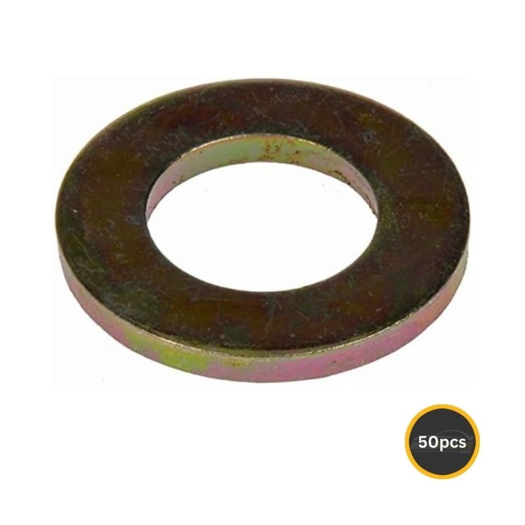 KarParts360 Multi-Purpose Washer | Steel | Black Oxide | Flat Type | M12 Callout Size | 12MM Inside Diameter