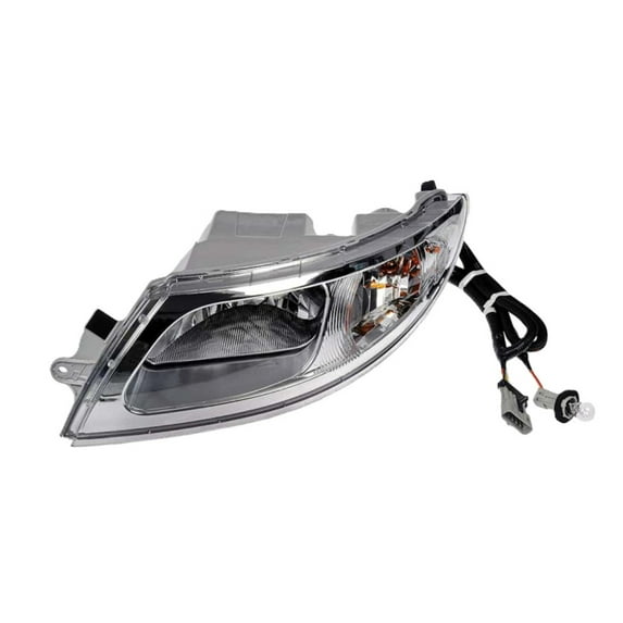 KarParts360 For Navistar 4400/4300/4300LP/4400LP 2003-2015 Headlight | Clear Lens | Plastic Housing Material | Incandescent Bulb Technology | Bulbs Included | Replacement For 3565429C91, 3565429C92