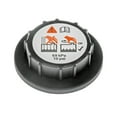 thumbnail image 1 of KarParts360 For Navistar 4400LP 2002 03 04 05 06 2007 Engine Coolant Recovery Tank Cap | Plastic | Twist On Attachment Type | Black Color | 76.2 millimeters Diameter | 10 PSI Maximum Pressure Rating, 1 of 4