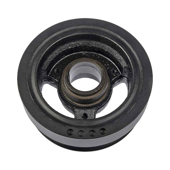 KarParts360 For Navistar Genesis RE 1996 97 98 99 2000 Harmonic Balancer | Black | Serpentine Drive Belt | Keyway | 1 Mounting Hole Quantity | Replacement For 1826762C92, F3TZ6316A