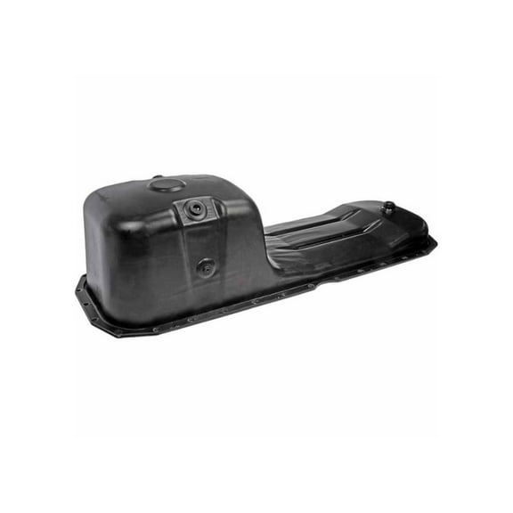 KarParts360 For Navistar ProStar/LoneStar 2015 2016 2017 Engine Oil Pan | Steel Material | Black | 44 qt Capacity | M25x2.0 Drain Thread Size | 11.54 Inches Maximum Depth | 3.5 Inches Minimum Depth