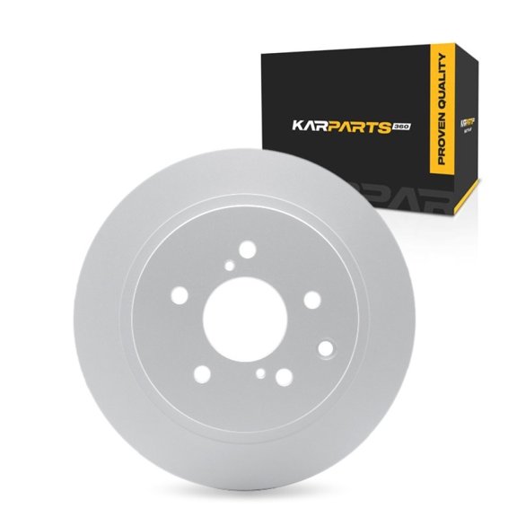 KarParts360 For Nissan 300ZX 1990-1996 Brake Rotor Rear | Cast Iron | Vented | Plain Rotor | 4.50 Inches Bolt Circle | 2.68 Inches Center Hole Diameter