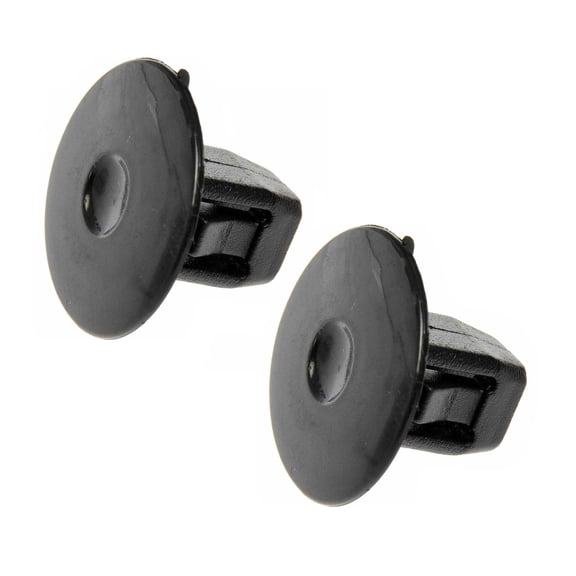 KarParts360 For Nissan 300ZX 1996 Multi-Purpose Retainers | Plastic Material | Black Color | Bumper Grommets Fastener Type | 0.79 Inches Face Diameter | Replacement For 128100213, 90682-SEA-003