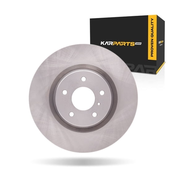 KarParts360 For Nissan 350Z 2003 04 05 06 07 2008 Disc Brake Rotor Front | Cast Iron | Vented | 68 Millimeters/2.68 Inches Center Hole Diameter | 28.4 Millimeters/1.12 Inches Discard Thickness