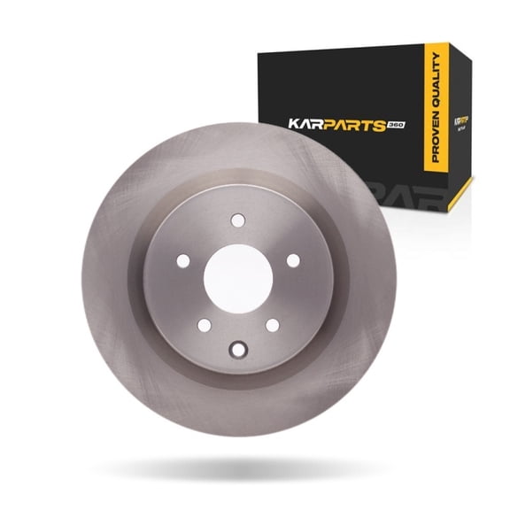 KarParts360 For Nissan 350Z 2003 04 05 06 07 2008 Disc Brake Rotor Rear | Cast Iron | 68 Millimeters/2.68 Inches Center Hole Diameter | 20.2 Millimeters/0.80 Inches Discard Thickness | 5 Stud/Lug Hol