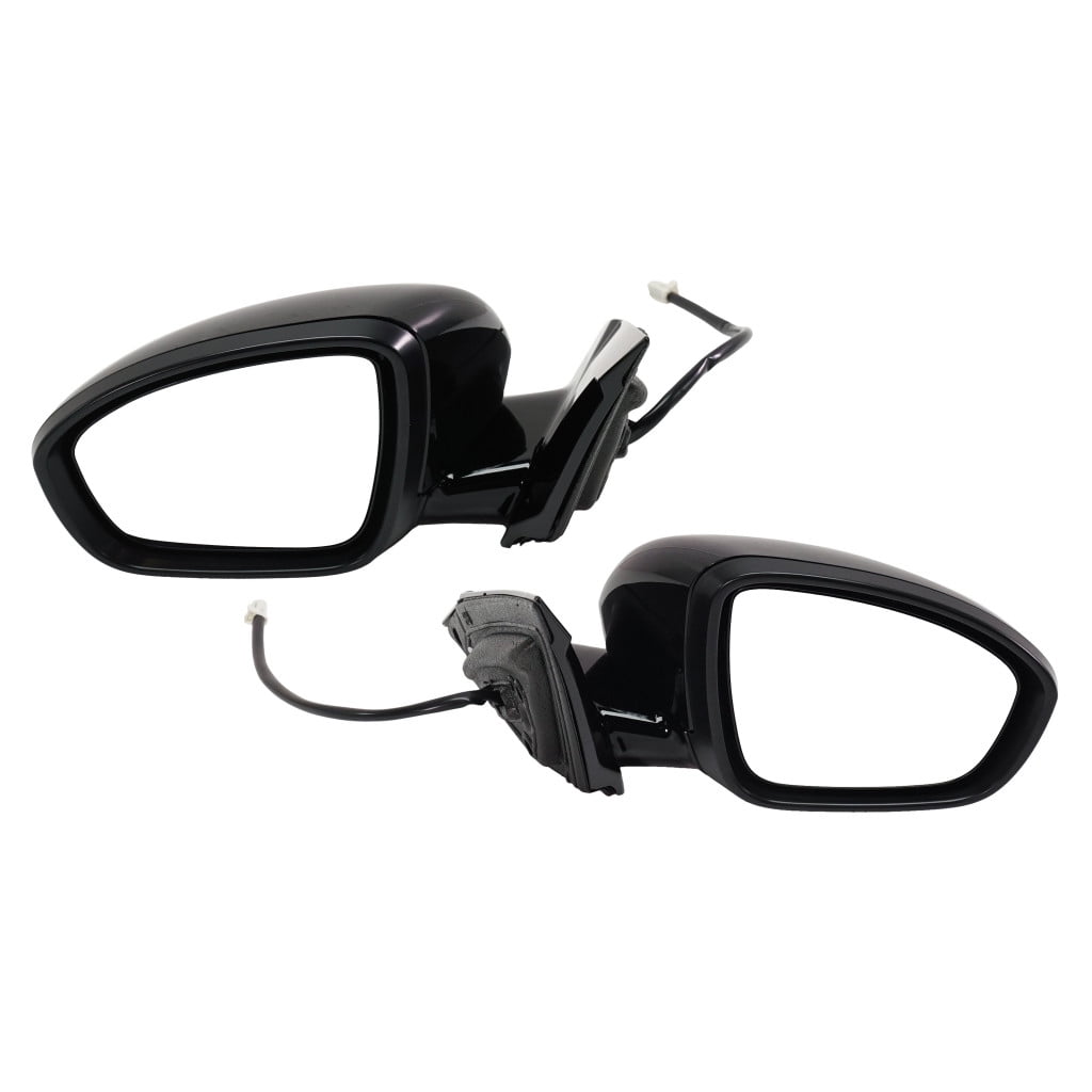 KarParts360 For Nissan Altima 2019 20 21 22 2023 Door Mirror Driver And Passenger Side Pair Power Glass Heated W/Turn Signal Light Black Base | Paint to Match | SL/SV Model | NI1320313, NI1321313