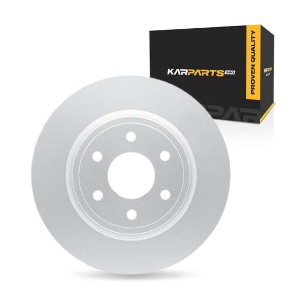 KarParts360 For Nissan Frontier 2005-2026 Brake Rotor Front | Coated | 6 Stud/Lug Hole | 11.65 Inches Outside Diameter | 1.02 Inches Discard Thickness | 2.68 Inches Center Hole Diameter