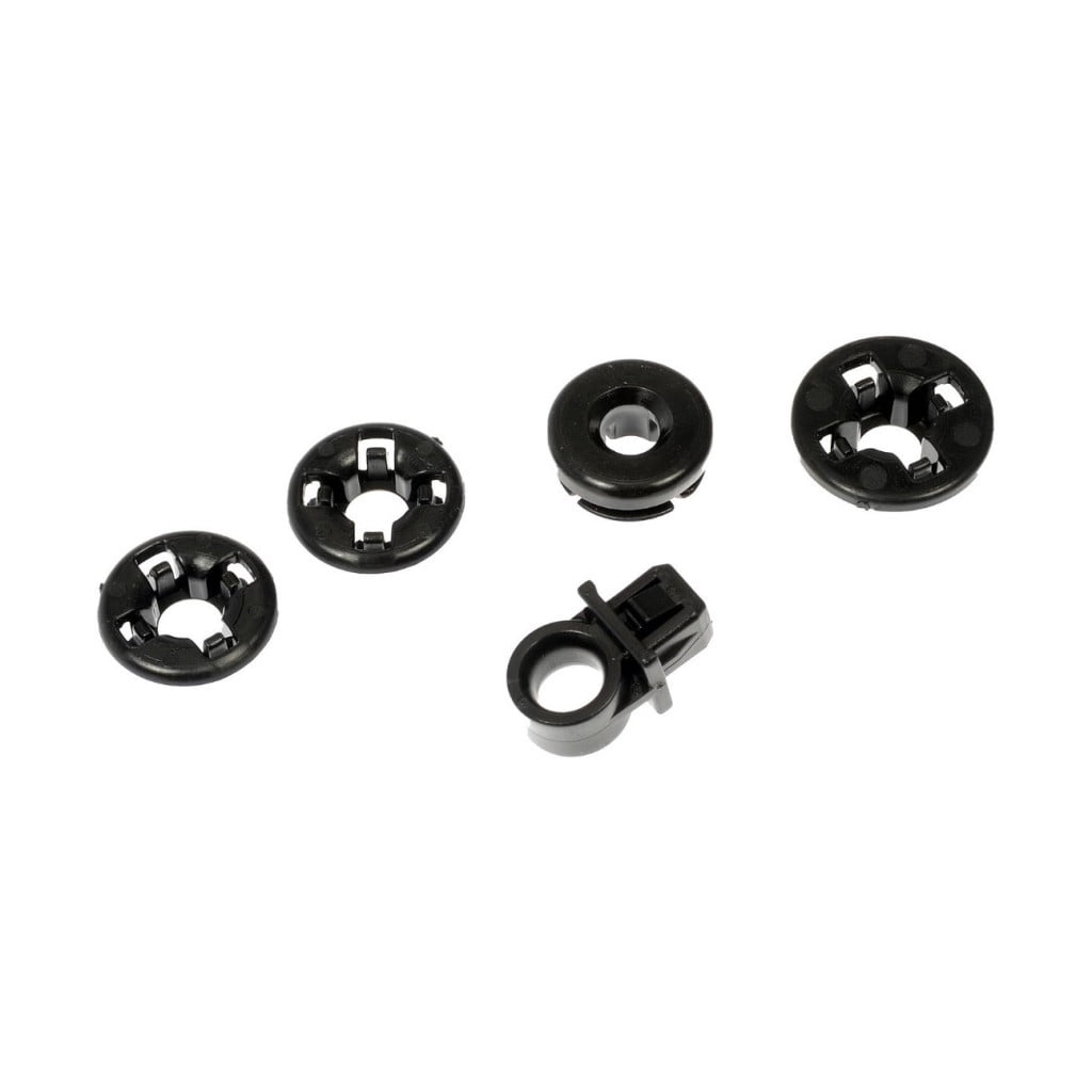 KarParts360 For Nissan Kicks 2018 19 20 21 2022 Hood Prop Rod Bushings | Plastic, Rubber | 21.5; 22.87; 26.26 Millimeters Face Diameter | 8.32 Millimeters Hole Diameter | 65512P7100, 65512R3000
