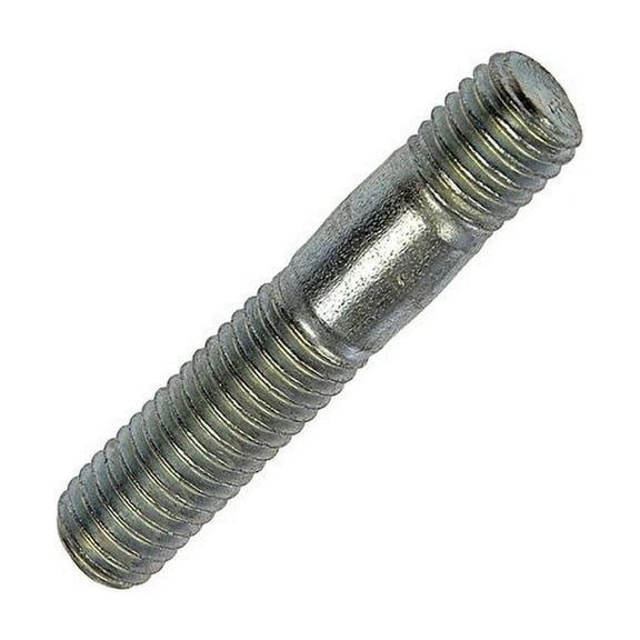 KarParts360 For Nissan Maxima 1994 95 96 97 98 1999 Exhaust Flange Stud & Nut Front | Metal | Silver | Hex Nut Head | Steel Nut | Zinc & Clear Chromate Stud | Replacement For 14064-31U10, 14064-7B010