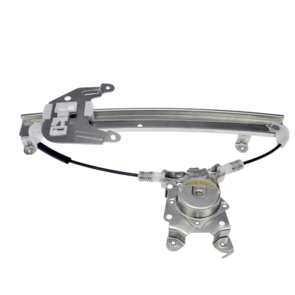 KarParts360 For Nissan Maxima 1995 96 97 98 1999 Window Regulator Rear Passenger Side | Metal; Plastic Cable | Bolt On Plastic Gear | Electric Window Operation | Replacement For 8272040U00, 8272040U0