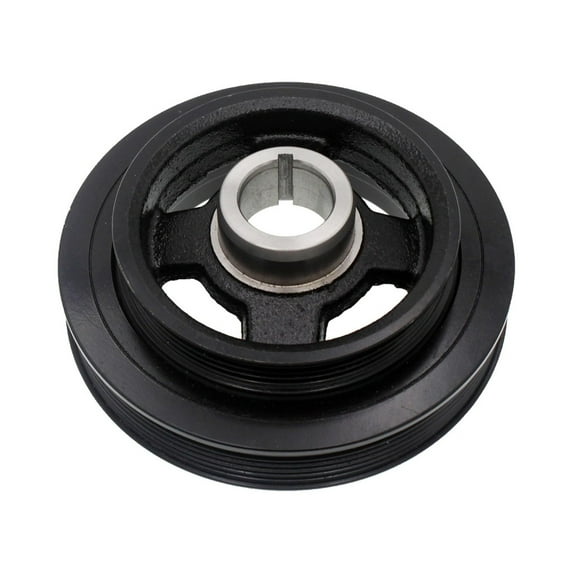 KarParts360 For Nissan Maxima 2002-2008 Harmonic Balancer | Black Color | Serpentine Drive Belt Type | Keyway Type | 1 Mounting Hole | Replacement For 12303-7Y000, 123038J101