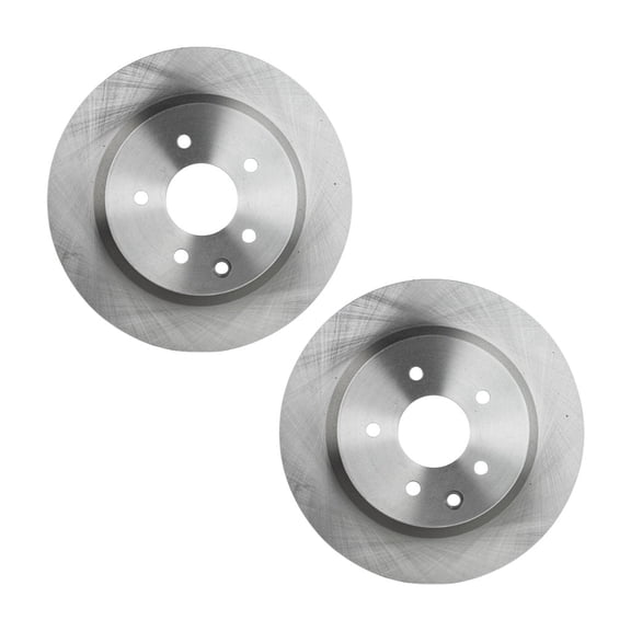 KarParts360 For Nissan Maxima 2009 2010 2011 2013 2014 Brake Discs Rear | Pair | Cast Iron | Natural | Plain Surface | 12.11 Inches | Vented | 5 Lugs | 2-Wheel Set | Replacement For 43206EG000