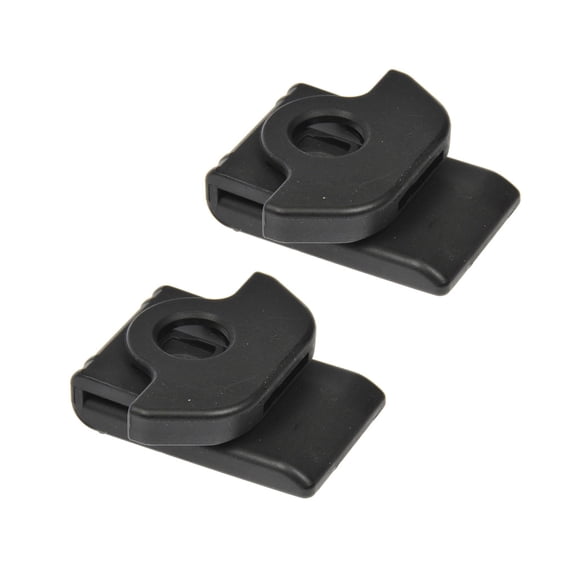 KarParts360 For Nissan Murano 2003-2014 Fender Liner Retainers | Plastic Material | Black Color | Rectangular Shape | Clockwise Right Thread Direction | 0.79 By 1.18 By 0.36 Inches Callout Size
