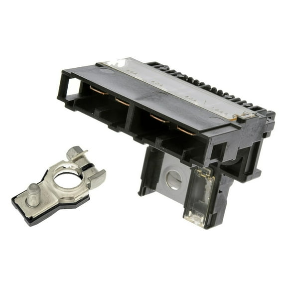 KarParts360 For Nissan NV1500/NV2500/NV3500 2012 2013 2014 Battery Fuse And Terminal Set | Metal Terminal Material | Black Color | Fusible Link Fuse | Plastic Housing | 12 VDC Voltage | 24380-79915