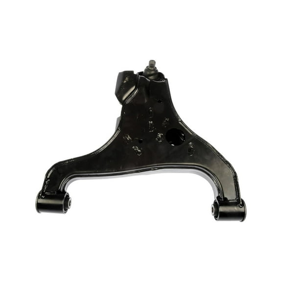 KarParts360 For Nissan Pathfinder Armada 2004 Control Arm and Ball Joint | Rubber Bushing Material | Pinch Ball Joint Stud | Black | 237 Millimeters Control Arm Maximum Length | For 545017S001