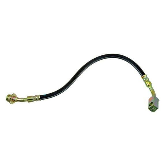 KarParts360 For Nissan Pickup 1995 1996 1997 Brake Hose | Treated Steel End 1 Fitting Material | Black Color | Flexible Hose Type | Banjo End 1 Fitting Type | 10 millimeters End 1 Thread Size