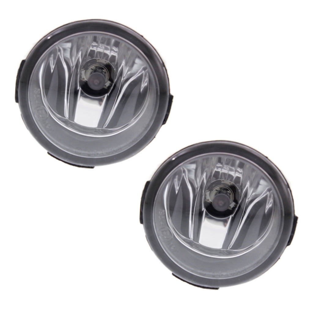 KarParts360 For Nissan Quest 2013 14 15 16 2017 Fog Light Assembly Driver And Passenger Side | Pair | Front | With Bulb(s) | Replacement For IN2592109 | 261508998B