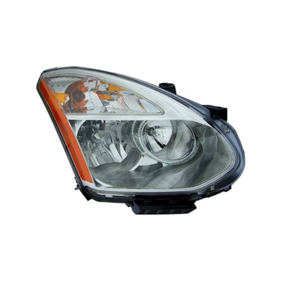 KarParts360 For Nissan Rogue 2008 2009 2010 OEM Headlight Passenger Side | Clear Lens | Chrome Housing | HID | With Lens And Housing | Replacement For NI2519110 | 114-50806R, 260251VK1A