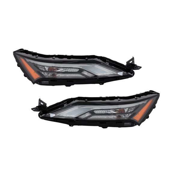 KarParts360 For Nissan Rogue 2021 2022 2023 Daytime Running Light Assembly Driver And Passenger Side | Pair | Upper | CAPA | LED | With Bulb | Clear Lens | S/SL/SV Model | For NI2562103C, NI2563103C