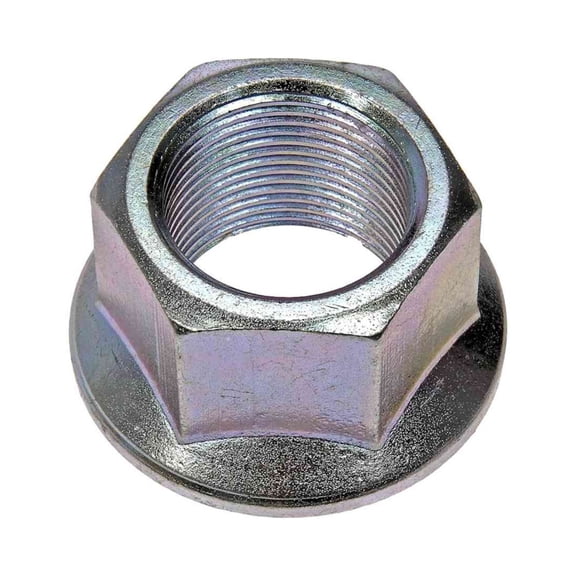 KarParts360 For Nissan Rogue/NP300 Frontier 2019 2020 Spindle Nut | Carbon Steel Material | Fine Thread | 11/4 Inches Hex Size | 6 Point | 23.6 Millimeters Thickness | For 40262-2Y000, 40262-2Y00A