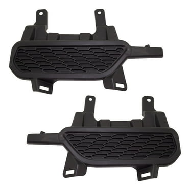 KarParts360 For Nissan Rogue Sport 2017 18 19 20 21 2022 Fog Light Cover Driver And Passenger Side | Pair | Front | Lower | Plastic | Textured Black | For NI1038174, NI1039174 | 622576MR0A,