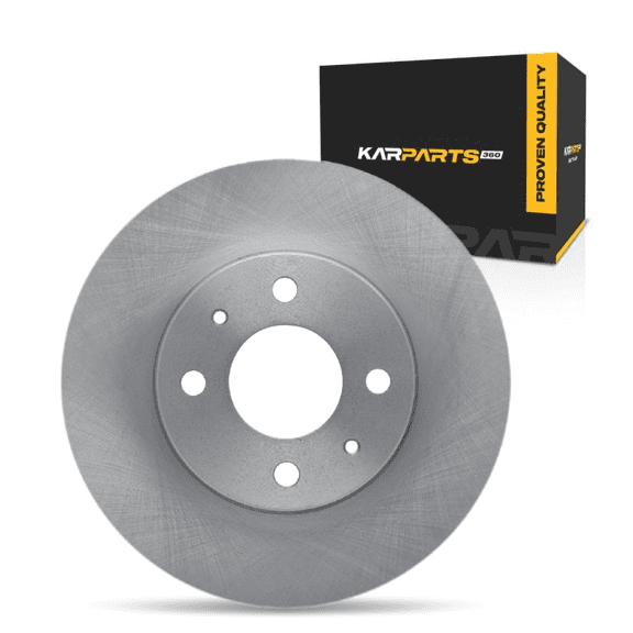 KarParts360 For Nissan Sentra 1991 1992 1993 1994 Disc Brake Rotor | 18 Millimeters / 0.71 Inches Nominal Thickness | 250 Millimeters / 9.84 Inches Outside Diameter | 4 Stud/Lug Hole