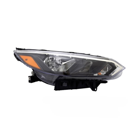KarParts360 For Nissan Sentra 2024 Headlight Passenger Side | S / S PLUS / SV Models | Clear/Amber Lens | PP Plastic Housing | PC Plastic Lens | With Bulbs | For NI2503302 | 26010-6LY0A