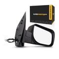 thumbnail image 1 of KarParts360 For Nissan Titan 2004-2015 Door Mirror Passenger Side | Power Glass | Non-Heated | Foldaway | Textured Black | SV Model | Replacement For NI1321250 | 96301ZR10A, 1 of 9