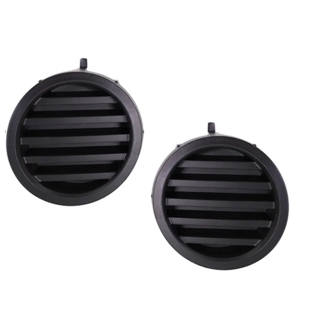 KarParts360 For Nissan Titan 2004-2015 Fog Light Covers Front, Driver And Passenger Side | Pair | Black | Replacement For NI1039108, NI1038108 | 622567S200, 622577S200