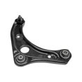thumbnail image 1 of KarParts360 For Nissan Versa 2013 14 15 16 2017 Control Arm And Ball Joint Passenger Side | Front | Lower | Steel Material | Pinch Ball Joint Stud | Rubber Bushing | Black | Replacement For 545009KC0, 1 of 5