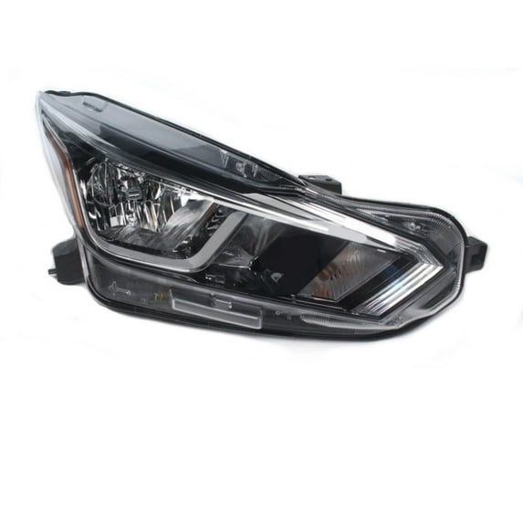 KarParts360 For Nissan Versa 2023 2024 Headlight Passenger Side | Street Legal | Reflector Type | Low/High Beam | With Bulbs | Replacement For NI2503300 | 260105EE3A