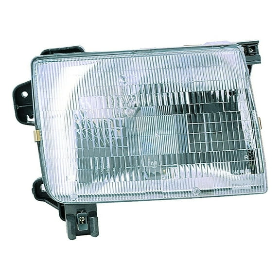 KarParts360 For Nissan Xterra 2000 2001 Headlight Passenger Side | Clear Lens | Plastic Housing | Clear Bulb | Plastic Lens Material | 12.80 Volts | Bulbs Included | Replacement For 260103S525