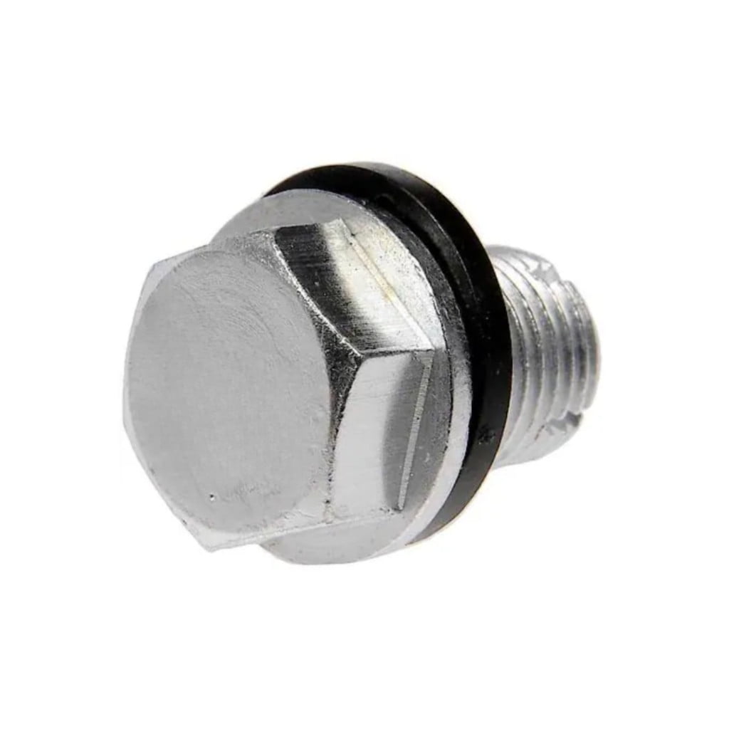 KarParts360 Oil Drain Plug | Steel | Silver | Single Oversize - Walmart.com