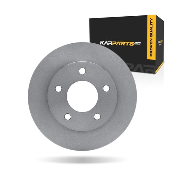 KarParts360 For Oldsmobile Cutlass Cruiser 1990 91 92 93 1994 Disc Brake Rotor Front | Cast Iron | 24.3 Millimeters/0.96 Inches Discard Thickness | 26.3 Millimeters/1.04 Inches Nominal Thickness