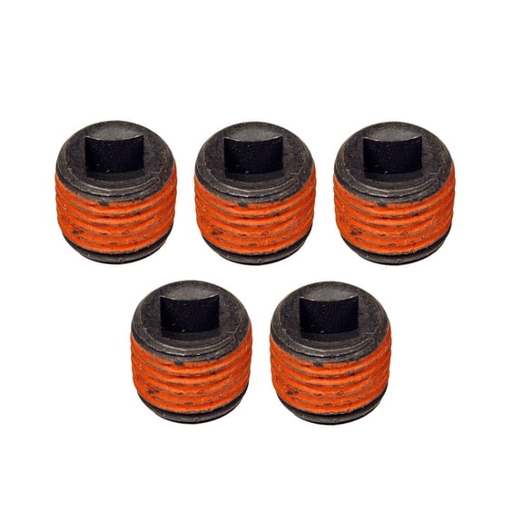 KarParts360 For Oldsmobile Cutlass Supreme 1991 92 93 94 95 1996 Cylinder Head Plugs | 5 Pieces | Steel | 0.346 In. Closed End Diameter | 0.503 In. Open End Diameter | For 14081701, 14102589